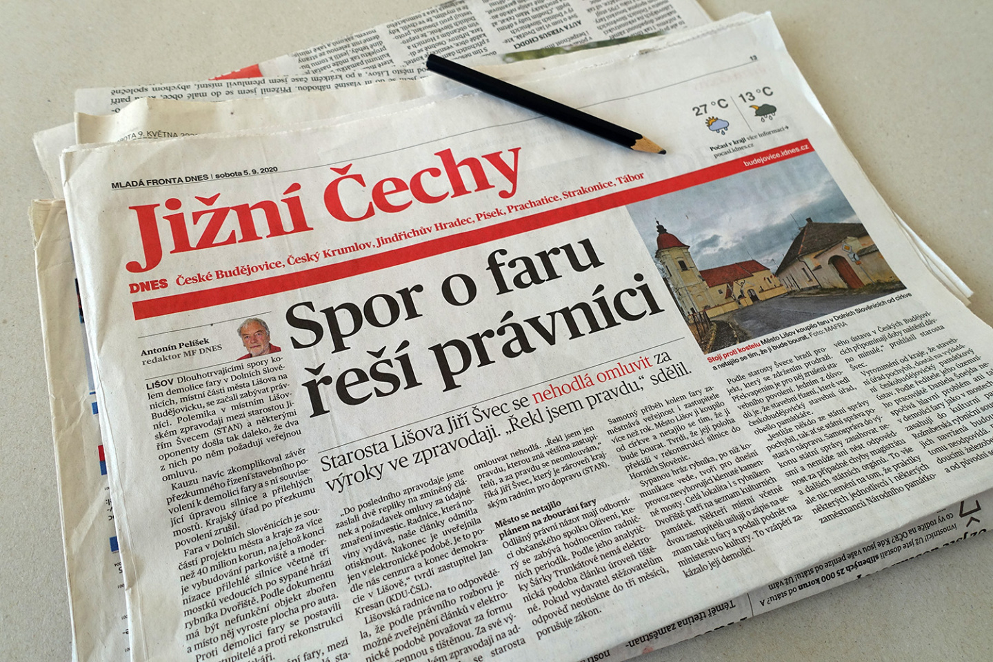 Spor o faru řeší právníci